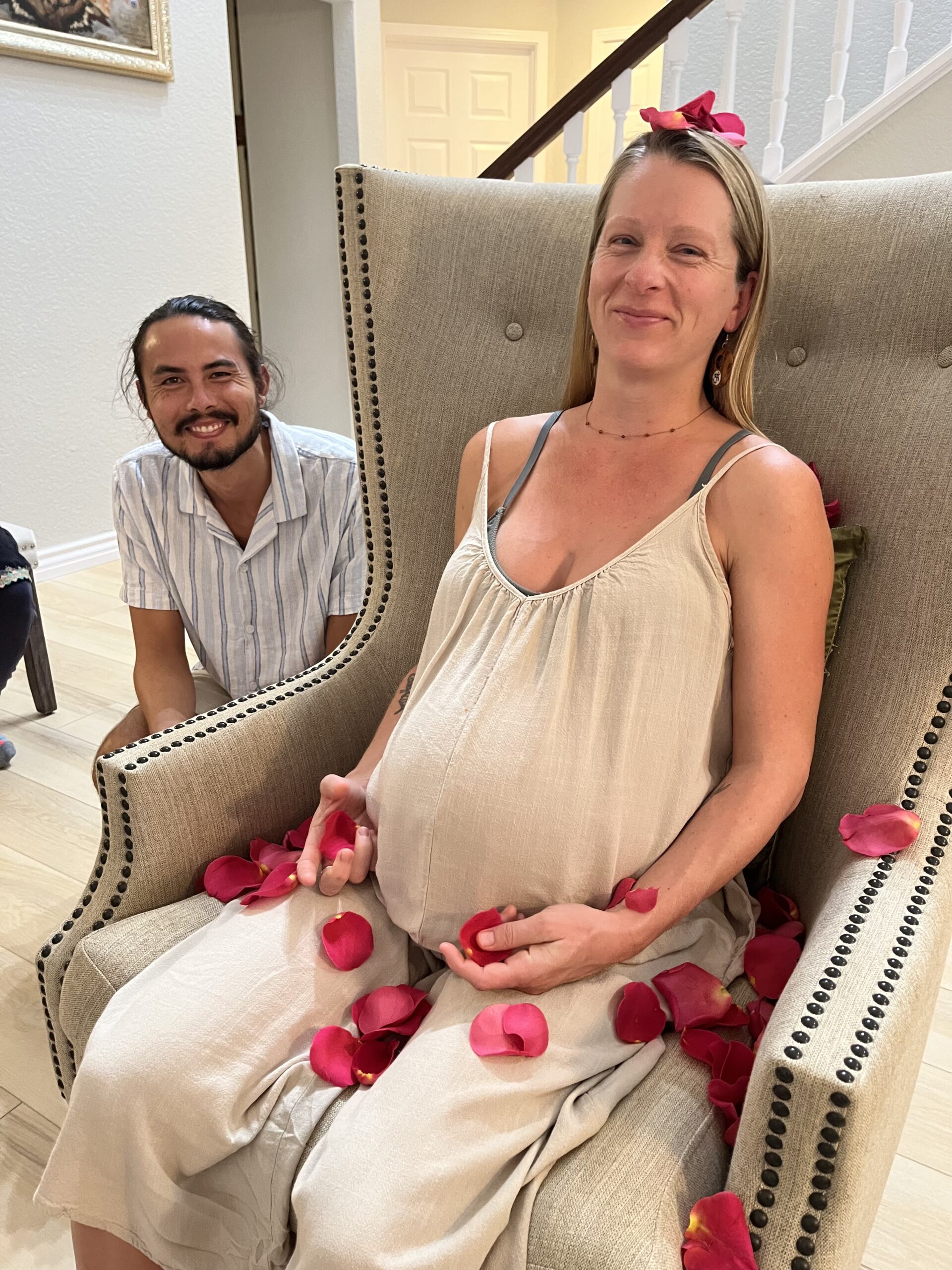 Tai and Tori with baby Kyren